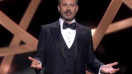 Corona-Version: Der Moderator der Emmy Awards, Jimmy Kimmel, begrüßt die Stars aus dem letzten Jahr.