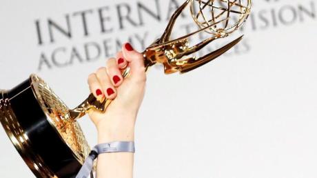 Die Trophäe des International Emmy Awards.
