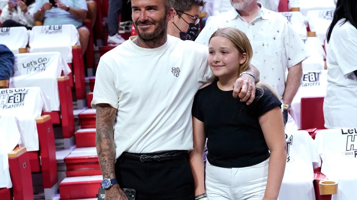 #Leute: David Beckham besucht mit Tochter Konzert