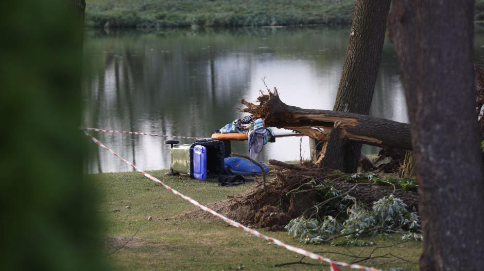 Bei einem schweren Unwetter sind in Österreich zwei Kinder von umstürzenden Bäumen erschlagen worden.