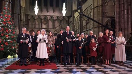 Die britischen Royals beim «Together at Christmas»-Gottesdienst in der Westminster Abbey.