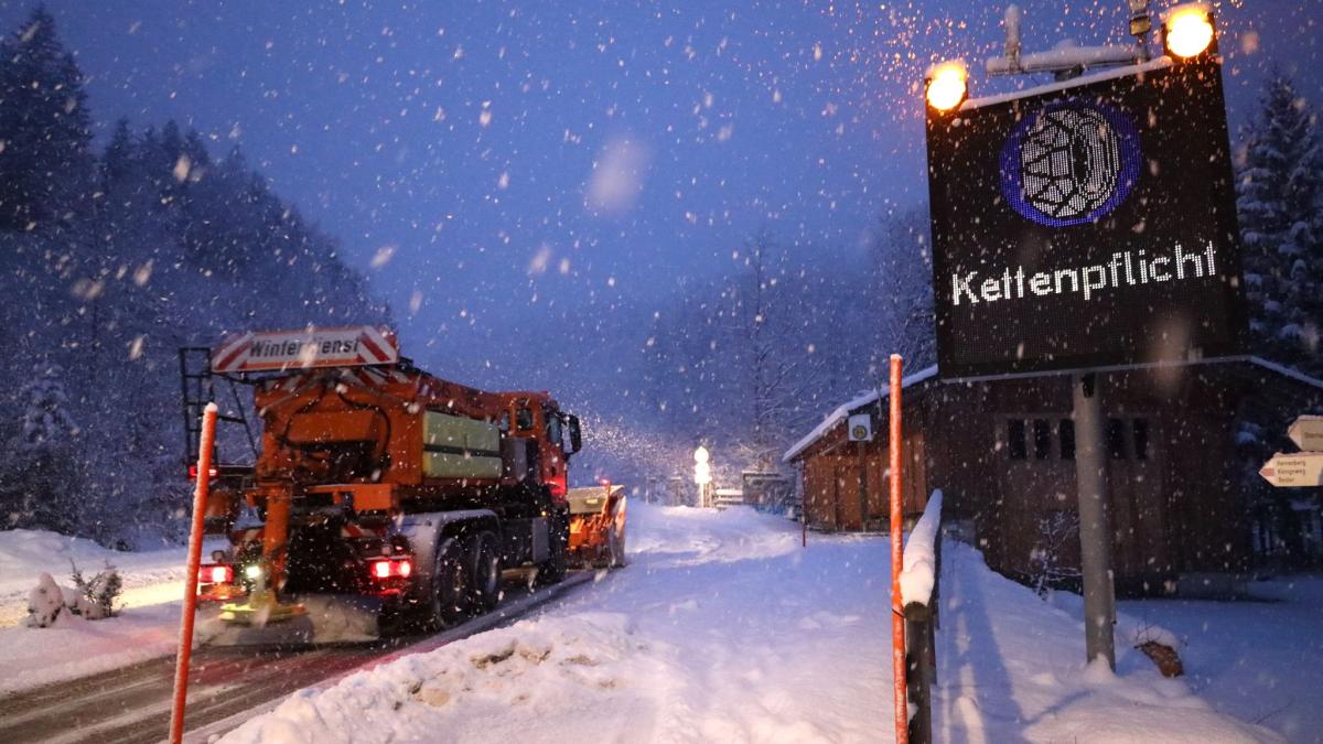 #Wetter: Schneefall in Bayern – erhebliche Lawinengefahr in den Alpen