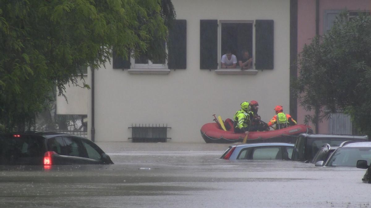 #Unwetter: Überschwemmungen in Teilen Italiens