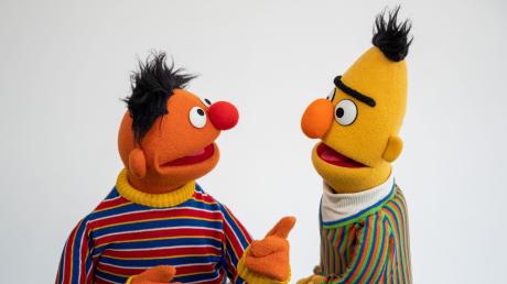Ernie und Bert aus der Sesamstraße feiern 50. Jubiläum in Deutschland.