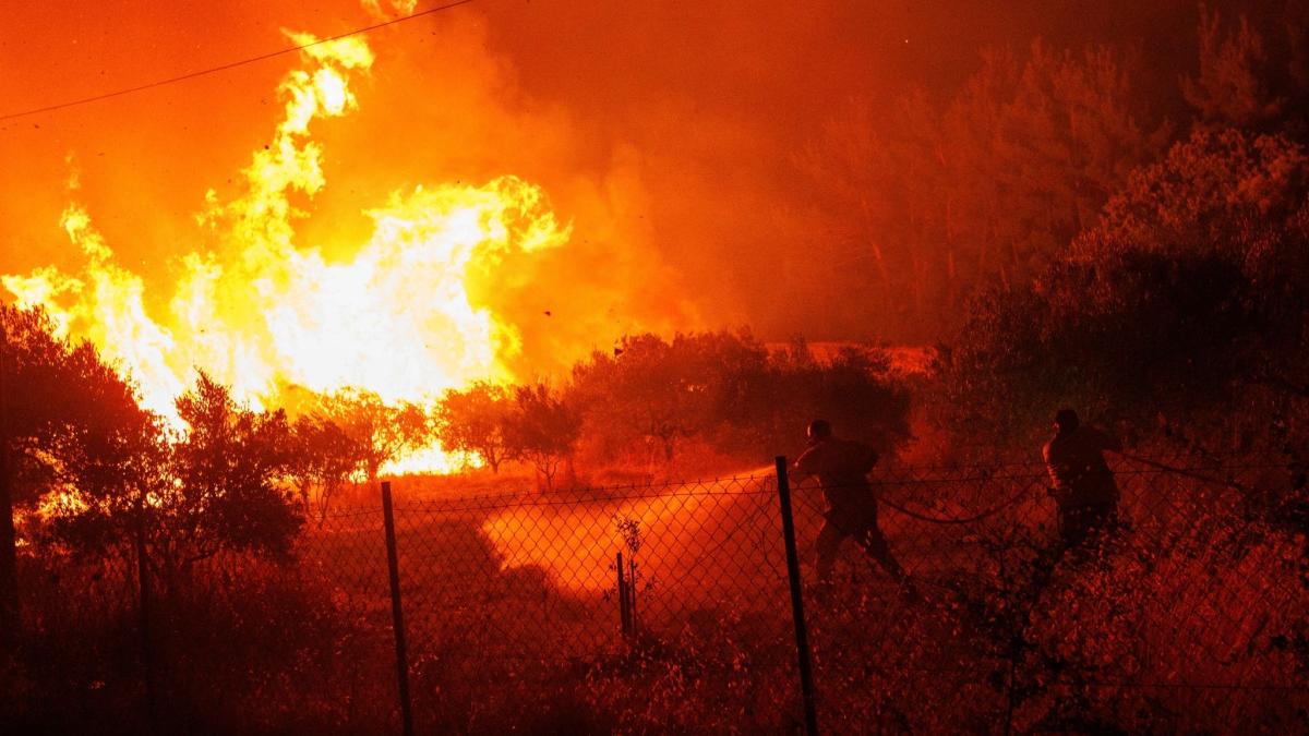 #Waldbrände in Griechenland wüten weiter
