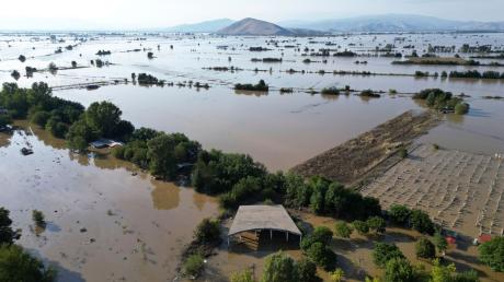 Bereits vor wenigen Wochen wurden Gebiete in Mittelgriechenland überschwemmt.