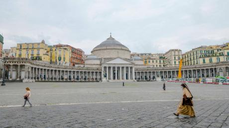 Eine Aufnahme von Neapel im Jahr 2020: Heute wurde das Gebiet rund um die süditalienische Stadt von einem Erdbeben erschüttert.