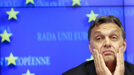 Muss derzeit viel Kritik wegstecken: Ungarns Regierungschef Viktor Orban. (Archivbild)