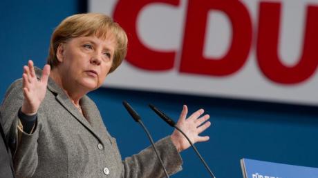 Die CDU-Parteivorsitzende, Bundeskanzlerin Angela Merkel. Archivfoto dpa