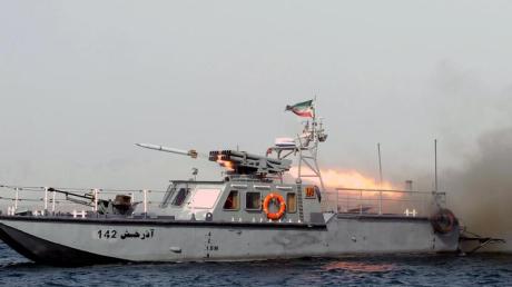 Im Rahmen seiner Seemanöver hat der Iran auch Raketen gestestet.