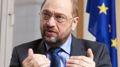 Martin Schulz ist Vorsitzender der Fraktion der Progressiven Allianz der Sozialdemokraten im Europäischen Parlament. Foto: Thierry Monasse dpa