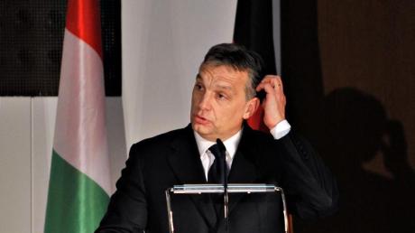 Harter Schlag für Ungarns Ministerpräsident Viktor Orban: Als erstes EU-Land verlor Ungarn Fördergelder aus Brüssel. Foto: Emily Wabitsch dpa