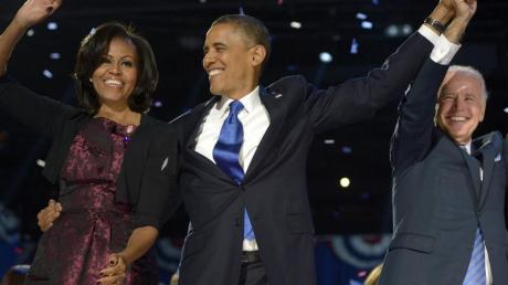Barack Obama ist als US-Präsident wiedergewählt worden. Die US-Promis in aller Welt freuen sich - und twittern wie wild.