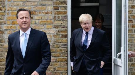 Will Londons exzentrischer Bürgermeister Boris Johnson seinen konservativen Parteifreund David Cameron (links) als Premierminister beerben?