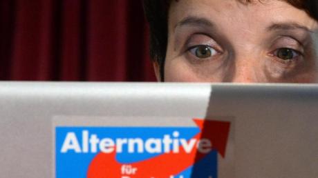 Die Landesvorsitzende der AfD Sachsen, Frauke Petry: Die Alternative für Deutschland käme aktuell auf 9 Prozent.