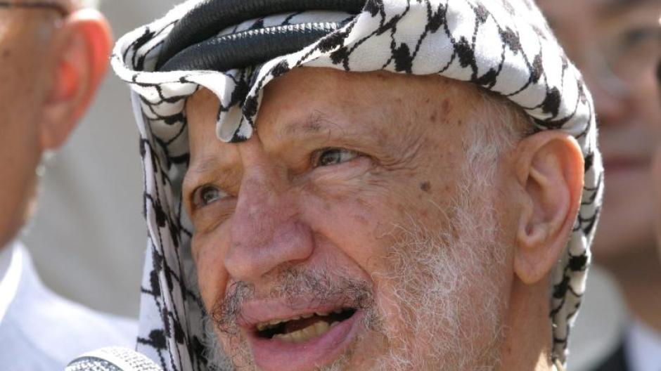 Palästinenserführers Jassir Arafat starb Ende 2004 im Alter von 75 Jahren.