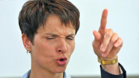 AfD-Chefin Frauke Petry nimmt ihre Vorwürfe gegen AfD-Parteimitglieder zurück, beim Mob von Clausnitz mitgemacht zu haben.