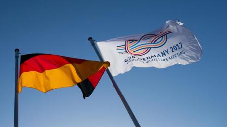 Im World Conference Center in Bonn treffen sich die Außenminister der G20-Staaten.
