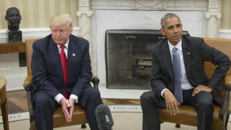 Grundverschiedene Männer, grundverschiedene Politiker: Donald Trump (l.) und Barack Obama waren erst vor wenigen Jahren US-Präsidenten.