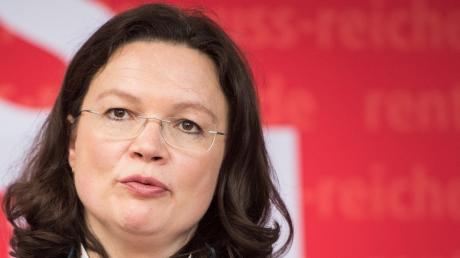 Andrea Nahles - künftig konzentriert sich die 47-Jährige auf ihre Aufgabe als SPD-Fraktionschefin im Bundestag.