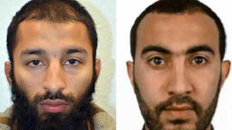 Die Fotos zeigen Khuram Shazad Butt (L) und Rachid Redouane, zwei der insgesamt drei Attentäter.
