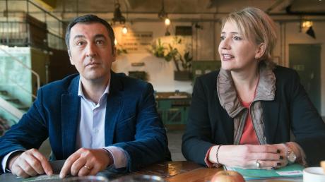 Die beiden Grünen Noch-Parteichefs Cem Özdemir und Simone Peter. „Vielleicht manchmal ein bisschen zu viel des Guten.“ 