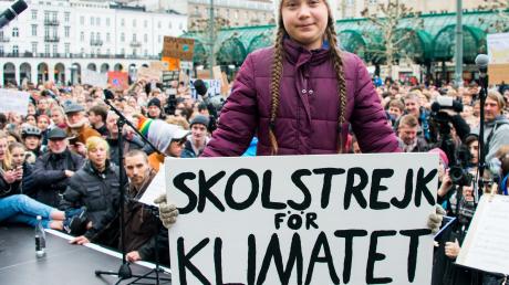 Greta in Hamburg: Die 16-jährige Schwedin hat mit ihrem persönlichen kleinen „Schulstreik für das Klima“ eine weltweite Bewegung losgetreten. 