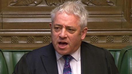 Parlamentspräsident John Bercow will "Order" im Unterhaus - und akzeptiert nicht, dass Boris Johnson das Parlament aushebeln möchte.