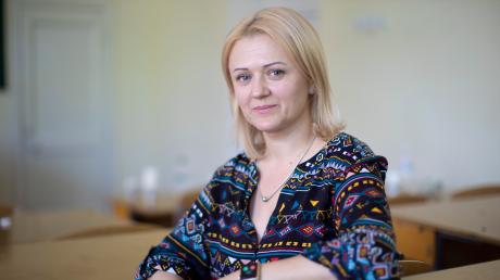 Marina Kocherga ist Binnenflüchtling, sie musste ihre Heimatstadt Donezk verlassen. Dort herrscht Krieg.