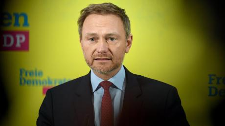Christian Lindner am Freitagnachmittag in der FDP-Parteizentrale in Berlin. Da hatte ihm der Parteivorstand gerade das Vertrauen ausgesprochen.