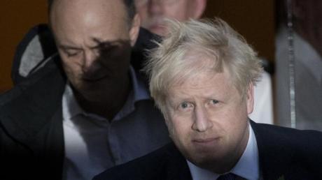 Haben sich nicht mehr viel zu sagen: Premier Boris Johnson (vorne) und sein damals wichtigster Berater Dominic Cummings.