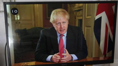 Kann er in der Krise führen? Großbritanniens Premier Boris Johnson bei einer TV-Ansprache.