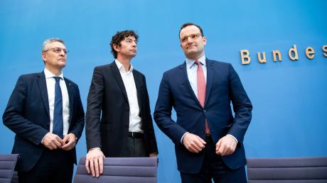 Krisen-Kommunikatoren Lothar H. Wieler, Christian Drosten und Jens Spahn: Tricks nach dem „Good-Guy-Bad-Guy-Prinzip“