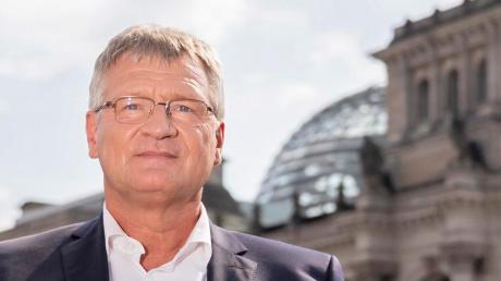 Fototermin vor dem Reichstagsgebäude. Einziehen in den Bundestag wird Jörg Meuthen nicht. 