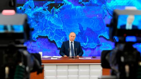 Wladimir Putin zeigte sich bei der jährlichen Bürgersprechstunde auf der Höhe seiner Kräfte.