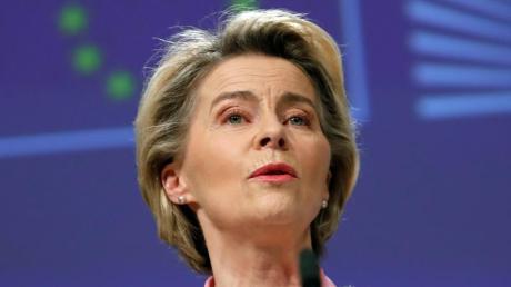 EU-Kommissionschefin Ursula von der Leyen gerät in der Corona-Krise in die Defensive.  