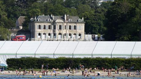 In der längst streng abgeschirmten „Villa La Grange“ in Genf treffen Wladimir Putin und Joe Biden am Mittwoch persönlich aufeinander.