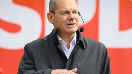 SPD-Kanzlerkandidat Olaf Scholz präferiert eine Koalition mit den Grünen.
