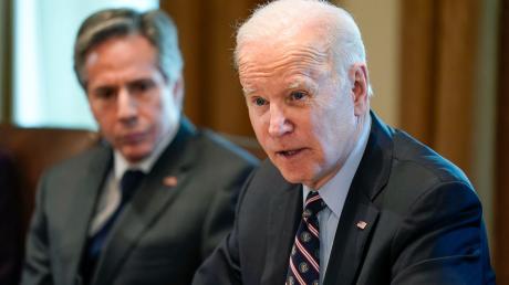 US-Präsident Joe Biden und Außenminister Antony Blinken (l) stehen auf der Liste.