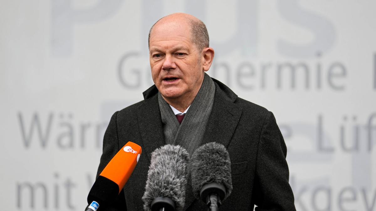 #Landtagswahlkampf: Emotionaler Kanzler Scholz kontert Störer: „Schreit ruhig“