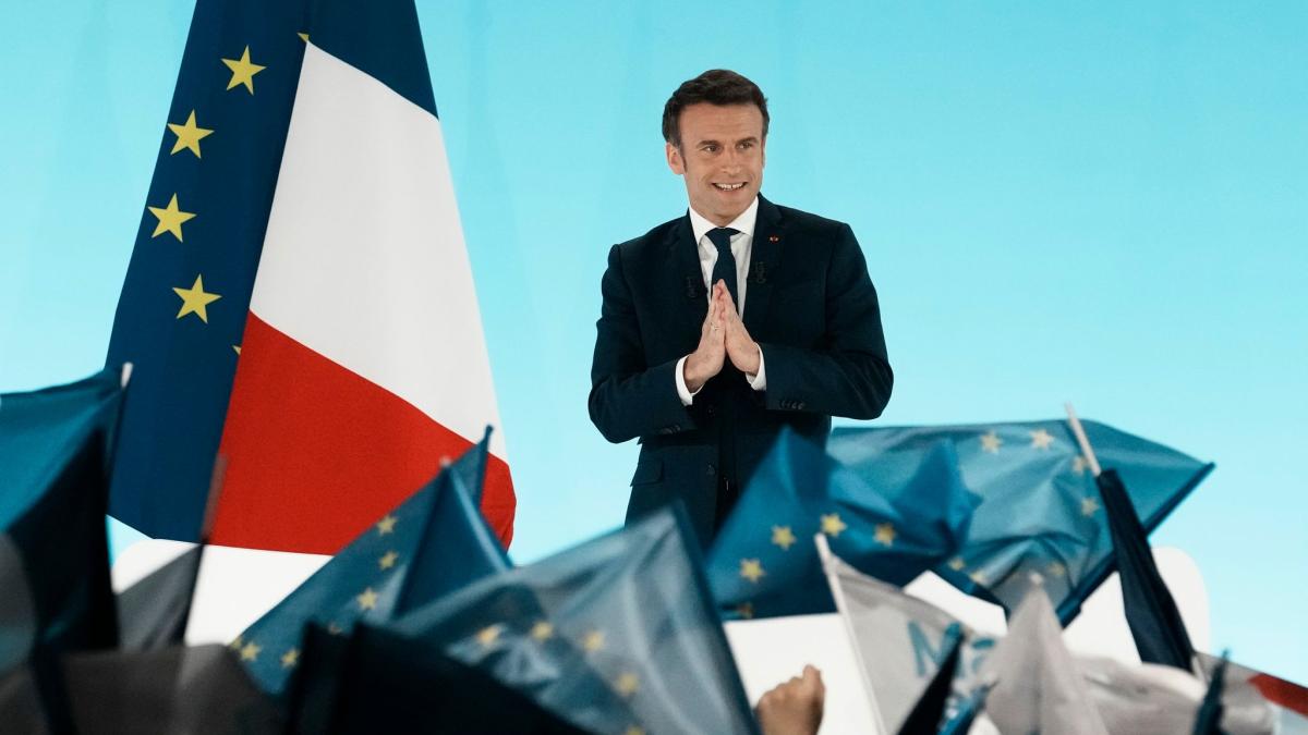 #Staatsoberhaupt: Französische Präsidentschaftswahl: Macron liegt vor Le Pen