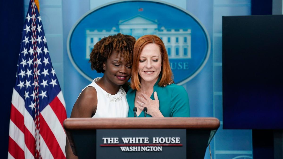 #Weißes Haus: Erste schwarze Biden-Sprecherin: Jean-Pierre folgt auf Psaki