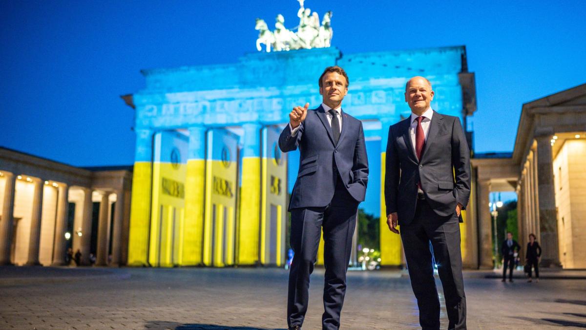 #Macrons Antrittsbesuch: Scholz und Macron dringen auf Deeskalation in der Ukraine
