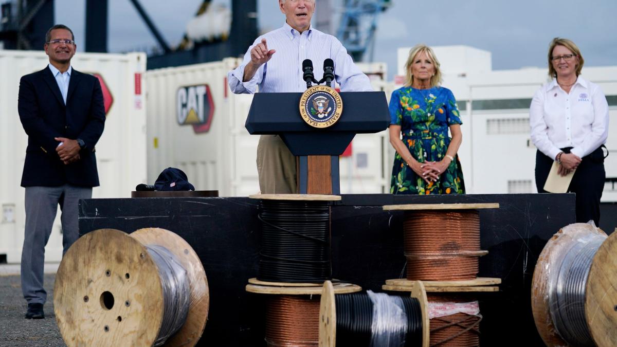 #Unwetter: US-Präsident Biden sagt Puerto Rico nach Hurrikan Hilfe zu