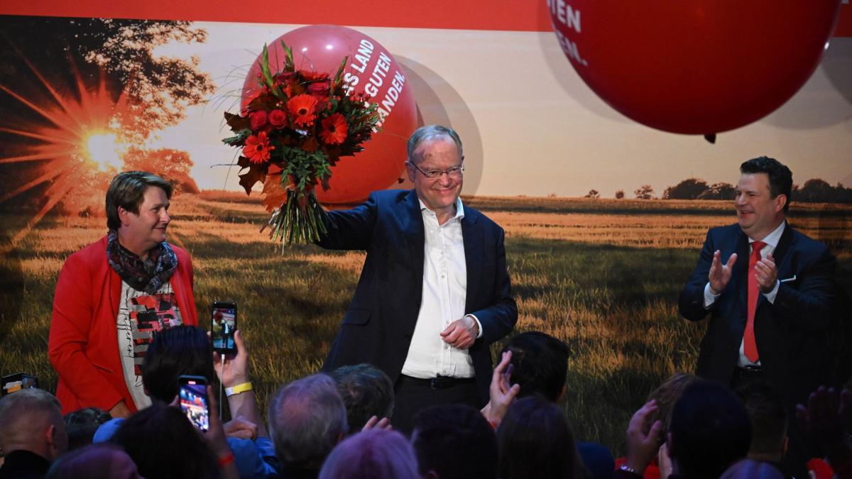 #Landtagswahl: SPD siegt in Niedersachsen und setzt auf Rot-Grün