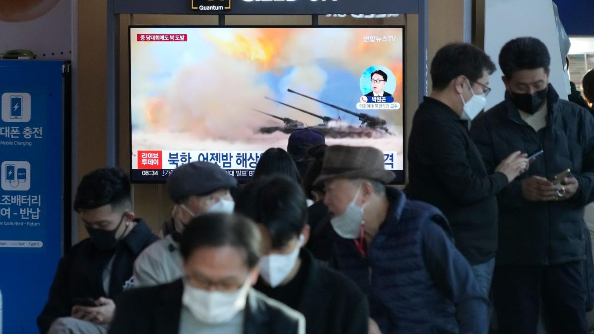 #Konflikte: Südkorea: Nordkorea feuert Kurzstreckenraketen ab