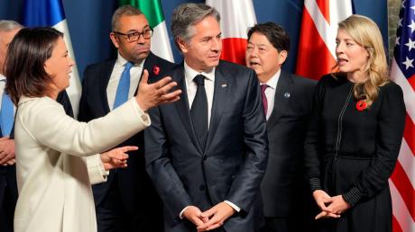 Die Außenministerinnen und Außenminister der G7-Staaten treffen sich in Münster.