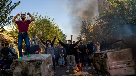Proteste in Teheran (Archivbild vom 27. Oktober).