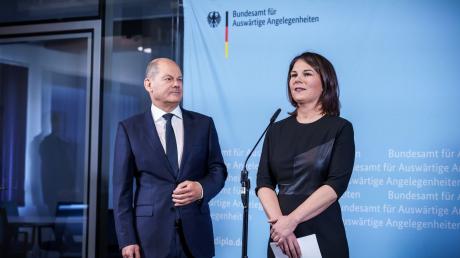 «Soll ich jetzt von Liebe sprechen? Nein»: Bundeskanzler Olaf Scholz und Annalena Baerbock.