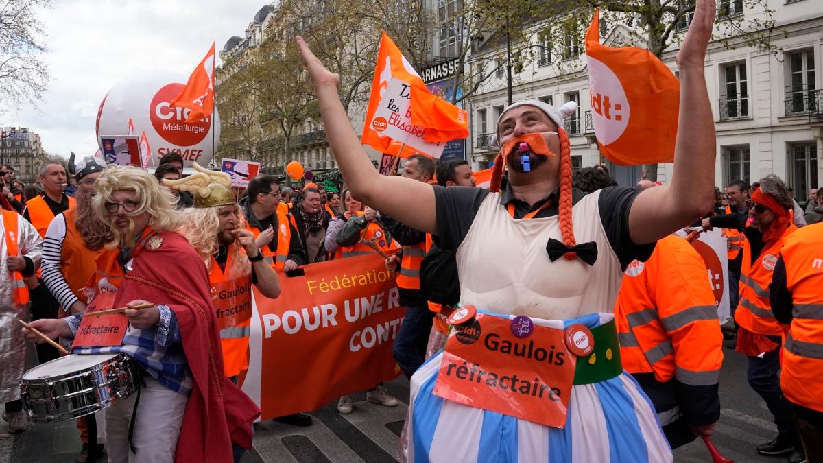 #Neue Proteste gegen Macrons Rentenreform in Frankreich